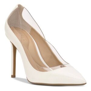 Elegant White Stiletto Heels
